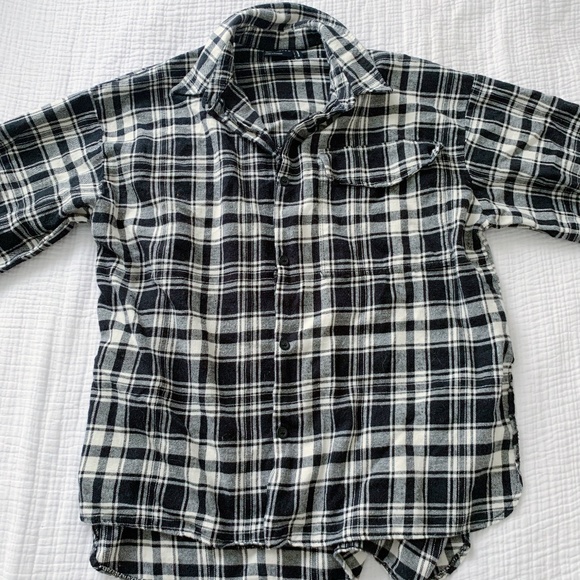 Women's ASOS DESIGN Oversized Shacket in Mono Check - Picture 2 of 3